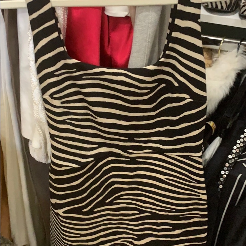 Zebra mini dress